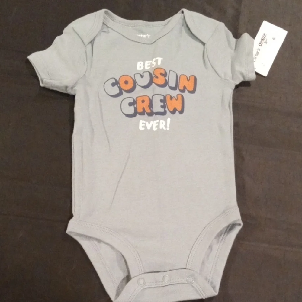 Carter's Gray 'Best Cousin Crew Ever' Bodysuit